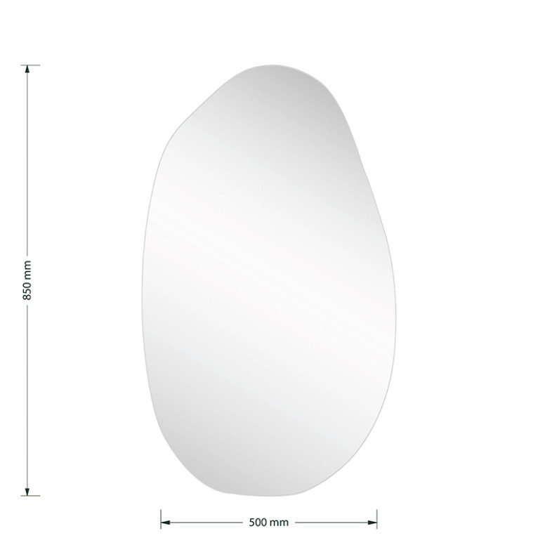 Oglinda de perete Frameless 2 20773 50x1.2x85cm