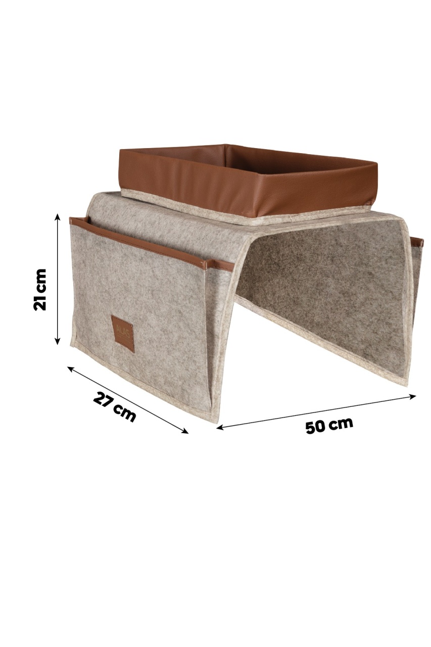 Organizator brat canapea KALS-03938 Crem 50x21x27 cm