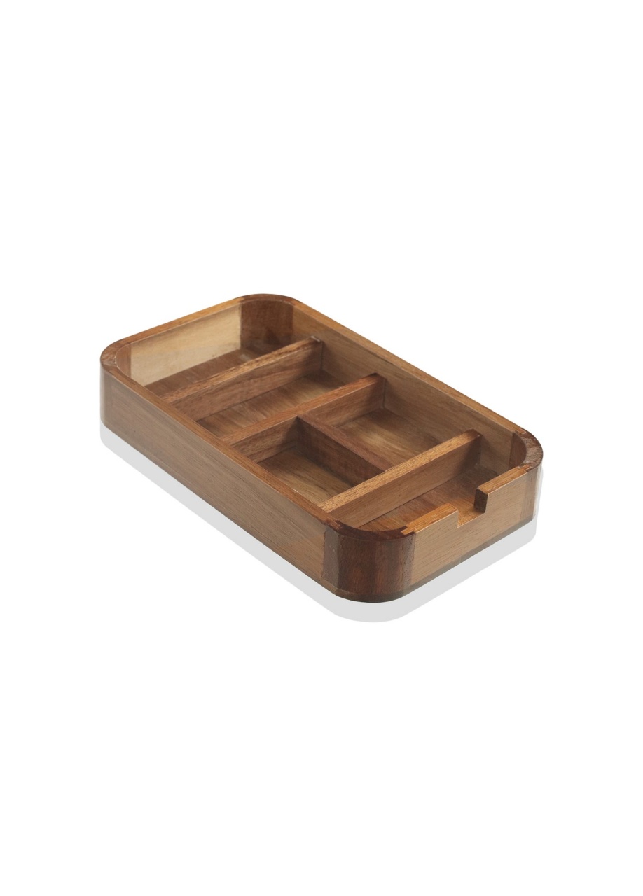 Organizator de bucatarie NTR0035 Lemn 25x14x4 cm - 1 | YEO