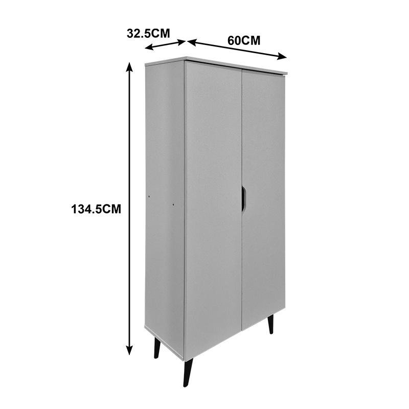 Pantofar, Oufelia, Negru, 32.5x60x134.5 cm - 5
