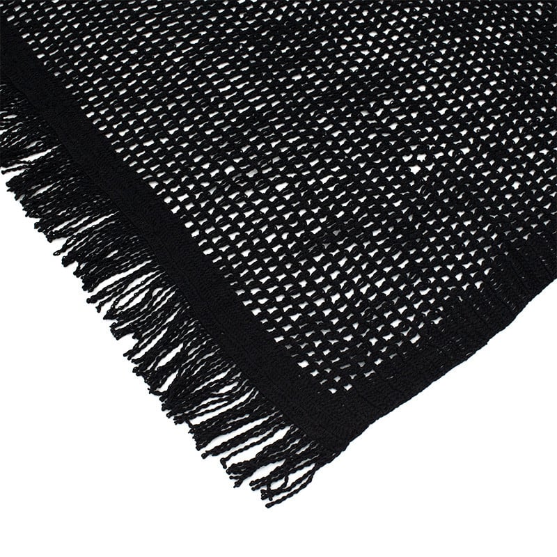 Parasolar Roof macrame negru 2x2m - 2 | YEO