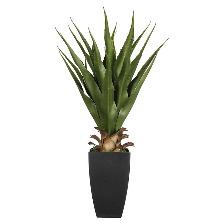 Planta artificiala in ghiveci Green 13 19730 Negru/Verde 56x54x71cm