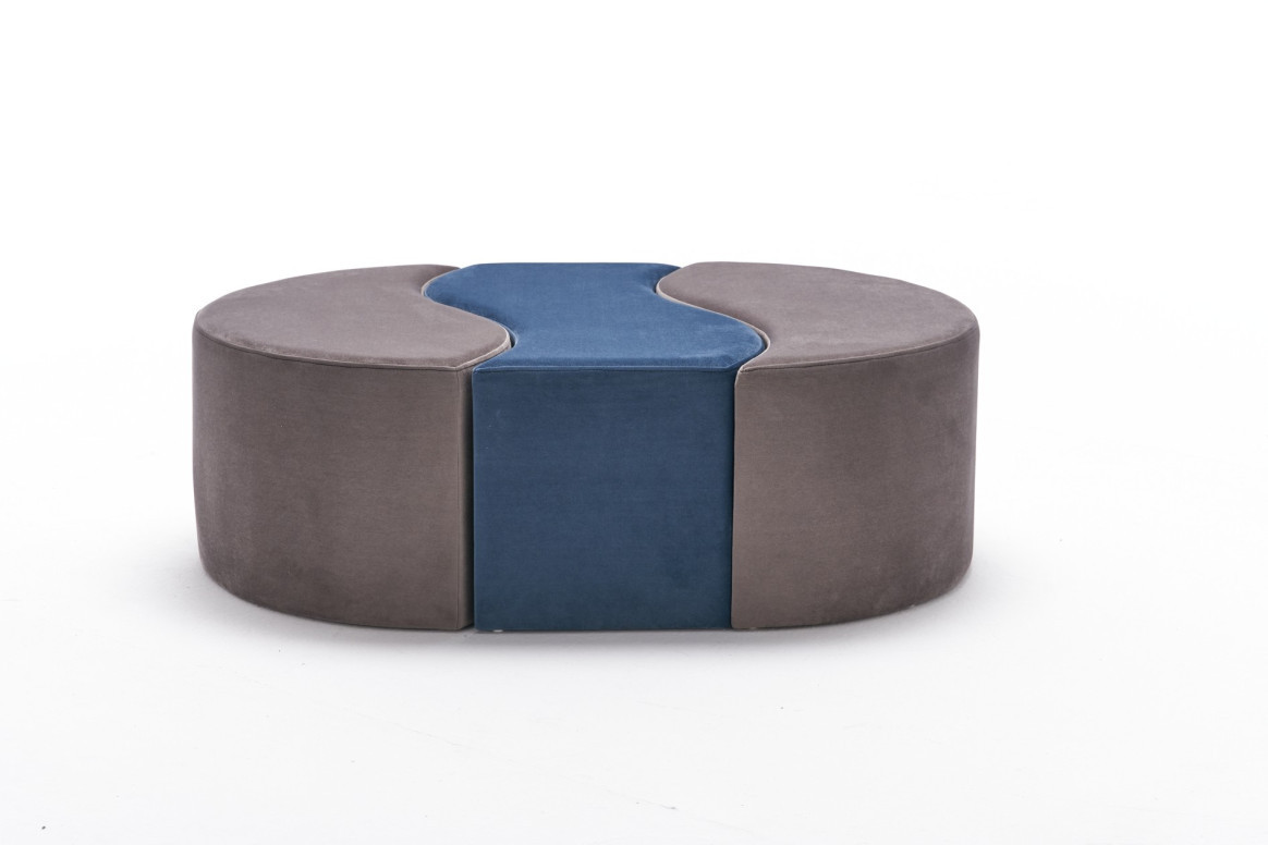 Pouf Alya, Mink Albastru - 3 | YEO