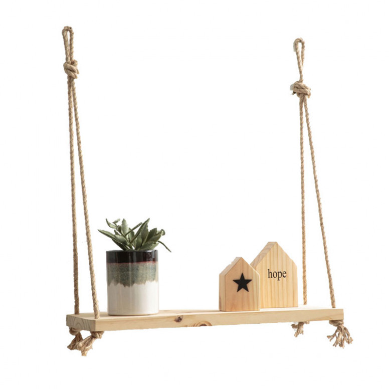 Raft Suspendat Malbo Natural 39x12x43 cm