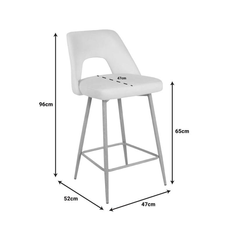 Saun de bar Murde Pako World Bej 47x52x96 cm