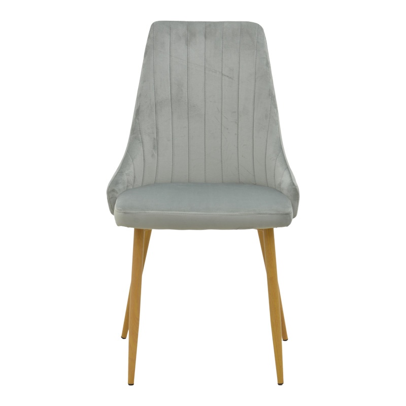 Scaun Azori, Pako World, Catifea, Gri, 49x55x85 cm - 3 | YEO