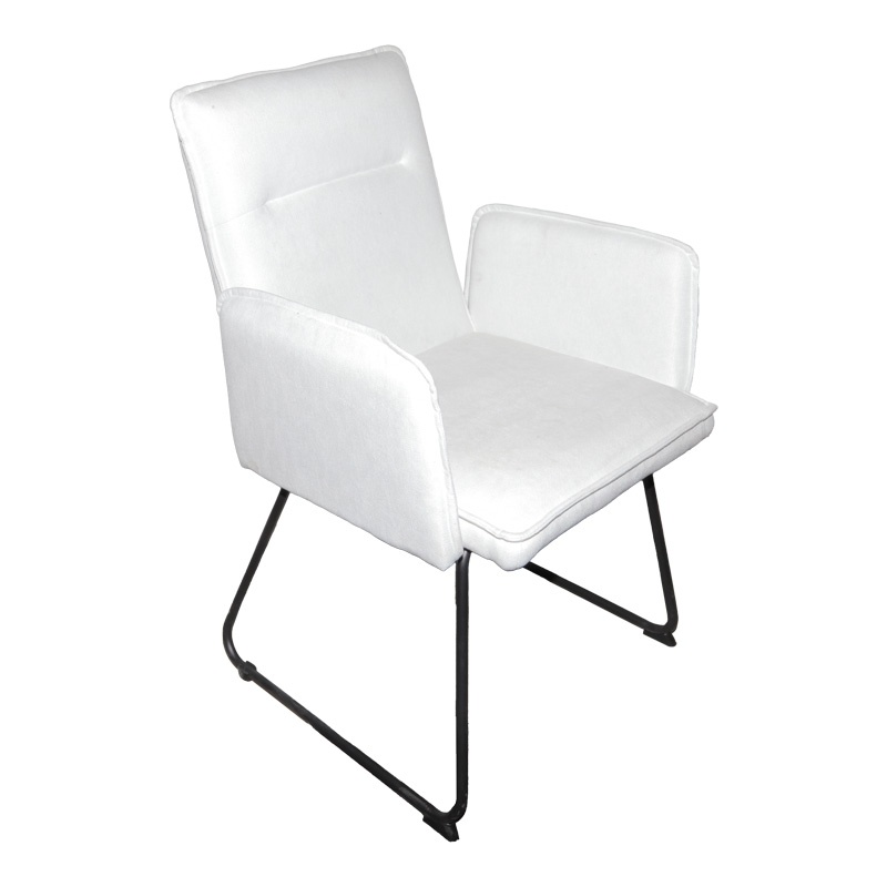 Scaun cu brate Essential Alb 55.5x59x89 cm