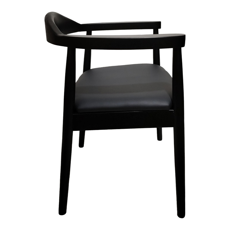 Scaun cu brate Joube Negru 59x48x73 cm - 3 | YEO