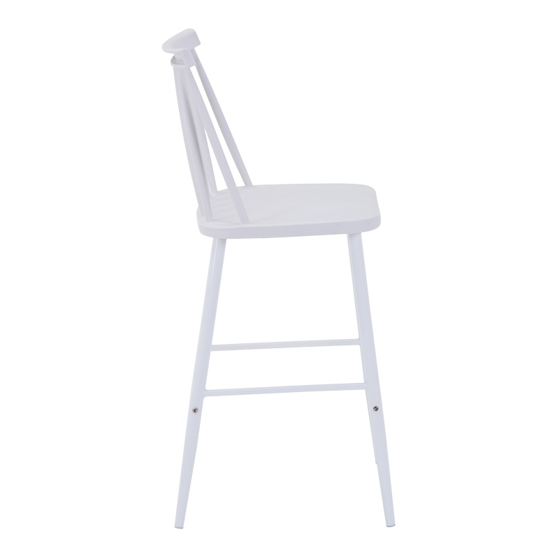 Scaun de bar Aurora I, Pako World, PP, Alb, 42x47x99 cm - 1 | YEO