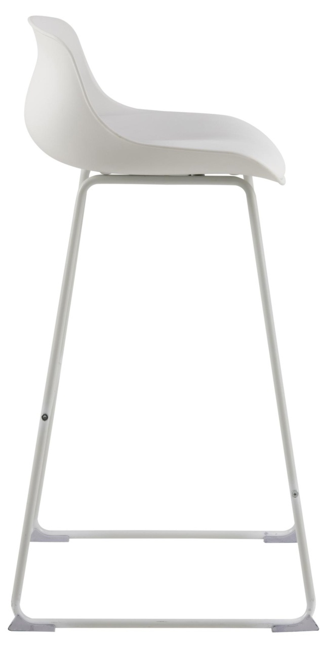 Scaun de bar Tina, Alb, 94x43x49 cm - Imagine 5