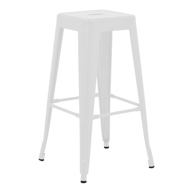 Scaun de bar Utopia Alb 42x42x76 cm