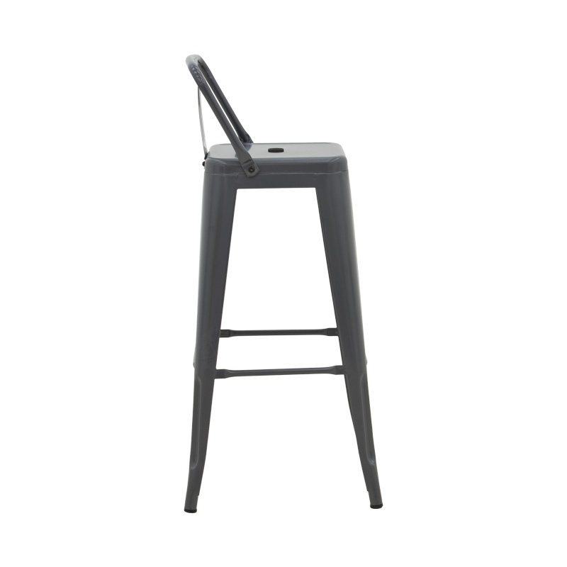 Scaun de bar Utopia Gri 42x42x86 cm - 3 | YEO