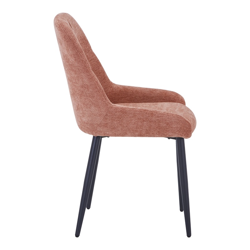 Scaun, Larissia, Pako, Roz prafuit 53x59x89 cm - 3