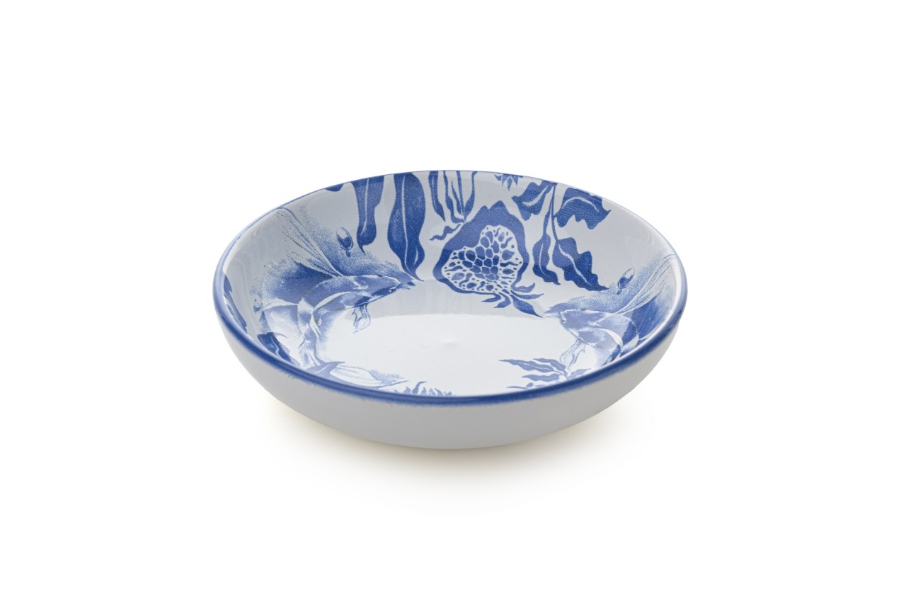 Set boluri de sos din ceramica (6 bucati) Mayd100 Albastru 13x13x3.3 cm - 2 | YEO