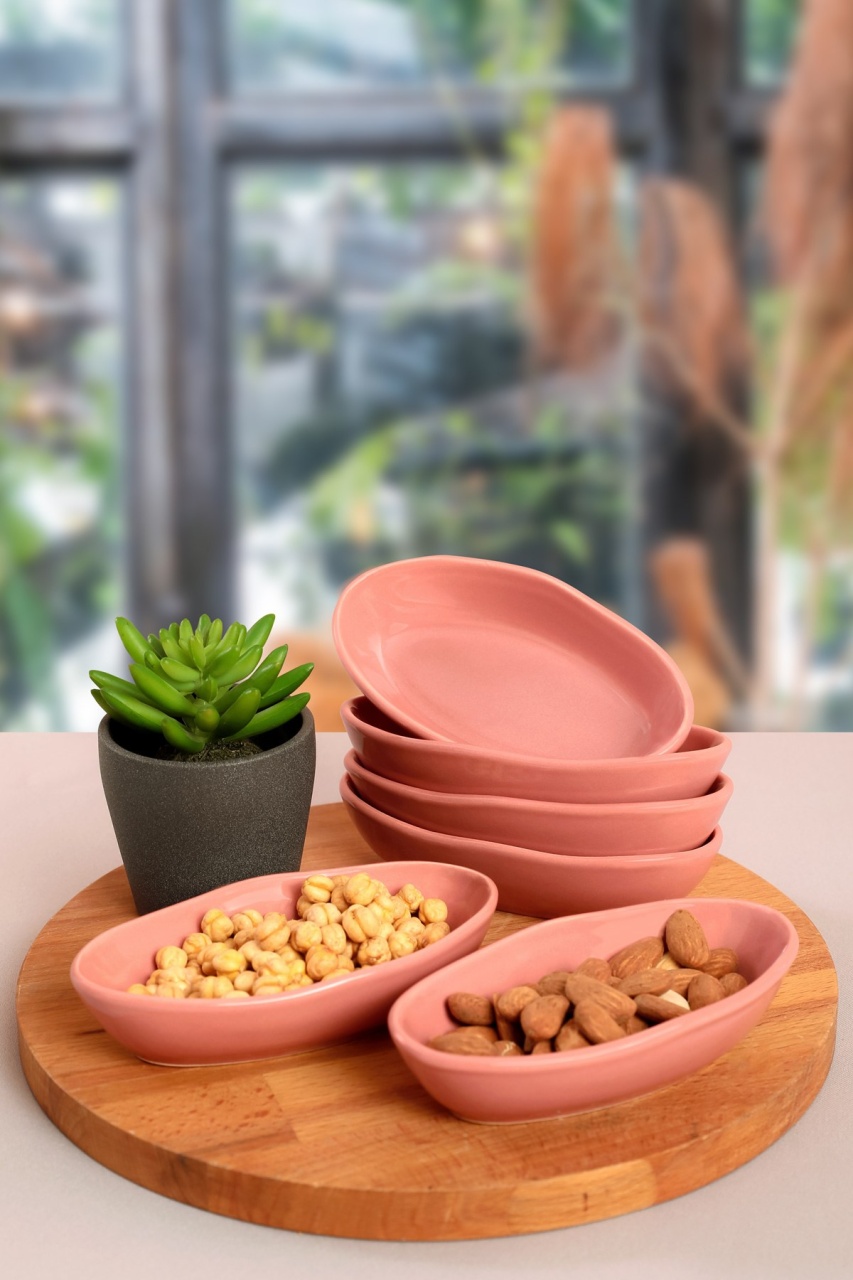 Set boluri de sos din ceramica (6 bucati) Mayd200 Multicolor 14.0x14.0x14.0 cm
