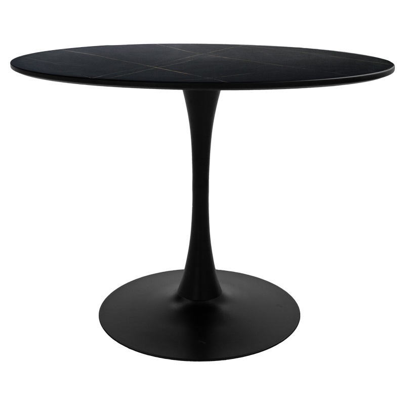 Set dining Aurora-Balou I, Pako World, 5 piese, Negru, 100x75 cm - 3 | YEO