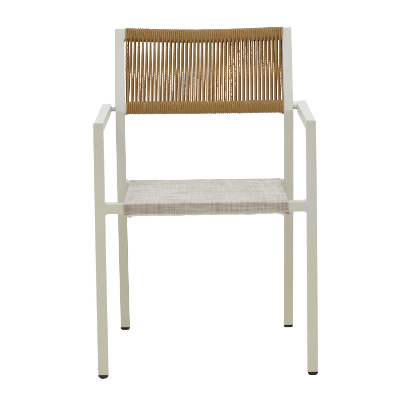 Set masa si scaune dining extensibil, 7 buc, Dagyn Savor, Pako, Alb 240x90x76 cm - 4
