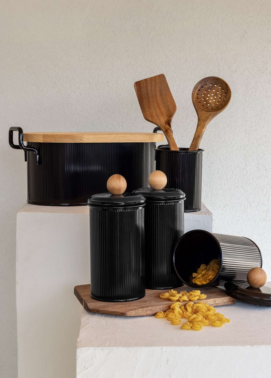 Suport organizator tacamuri STP0003 Negru 10x10x13 cm - 2 | YEO