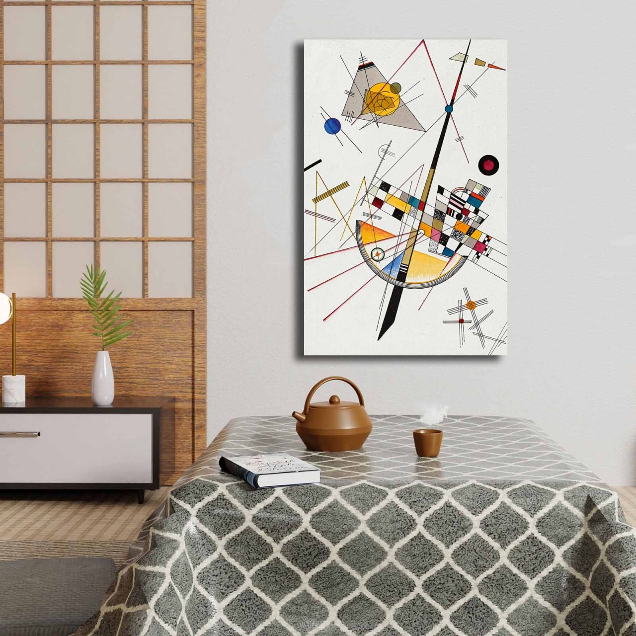 Tablou Abstract Rockware Multicolor 45x70 cm