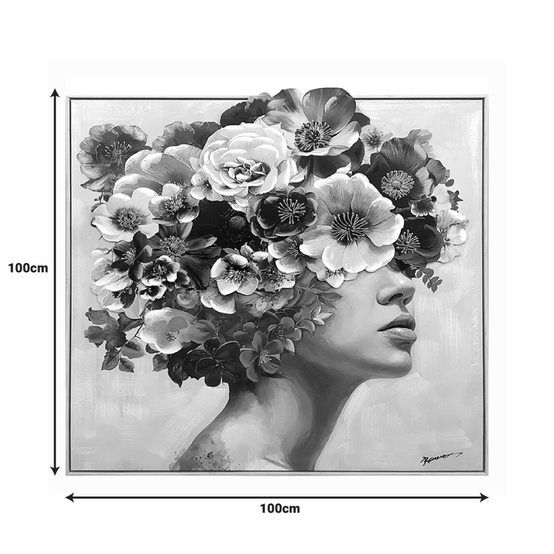 Tablou canvas Mavare, Pako World, cu rama, 100x3.5x100 cm
