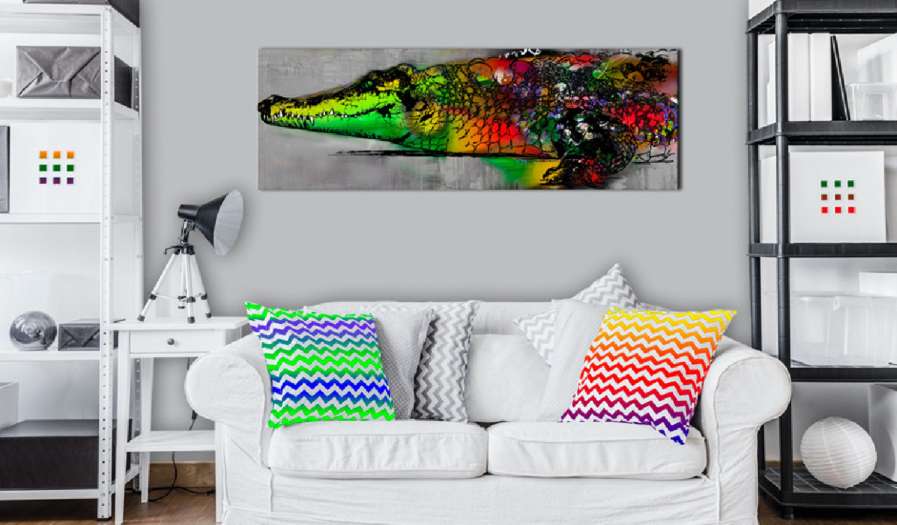 Tablou - Colourful Beast 120x40 cm - 1 | YEO