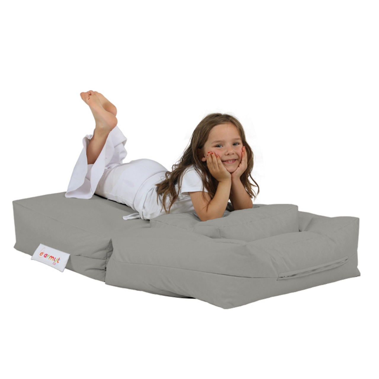 Taburet puf beanbag de gradina Kids Gri - 3 | YEO