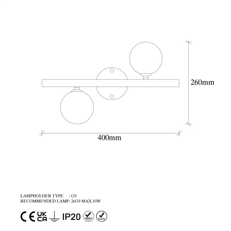 Aplica Domino - 11037 Auriu - 4 | YEO