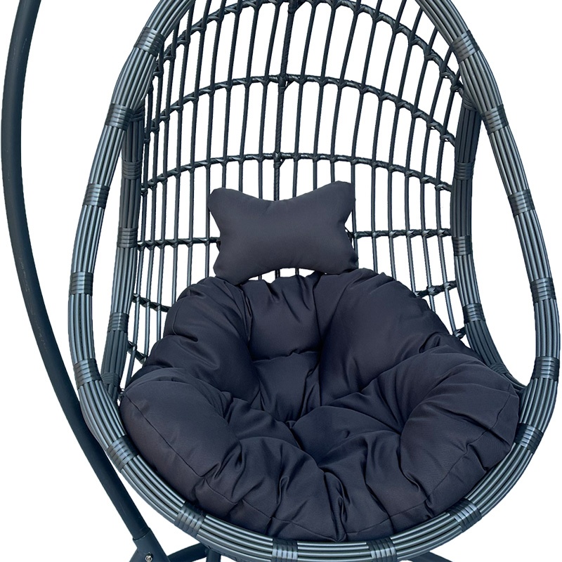 Balansoar Cungo, Pako World, Ratan, Gri, 125x105x195 cm - 4 | YEO