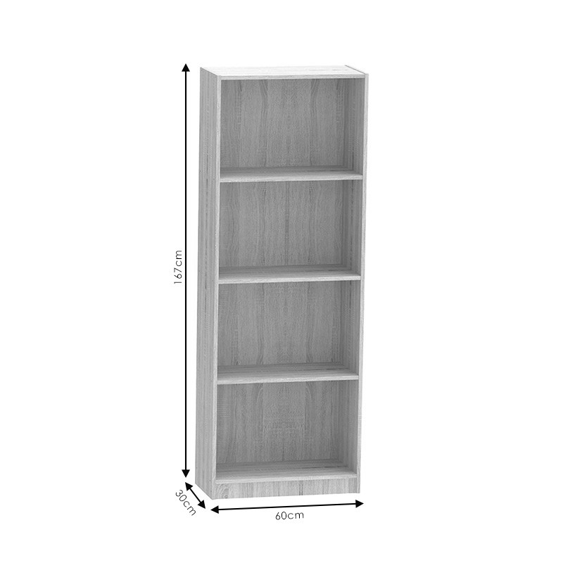 Biblioteca Presley sonoma 60x30x167cm - 2 | YEO