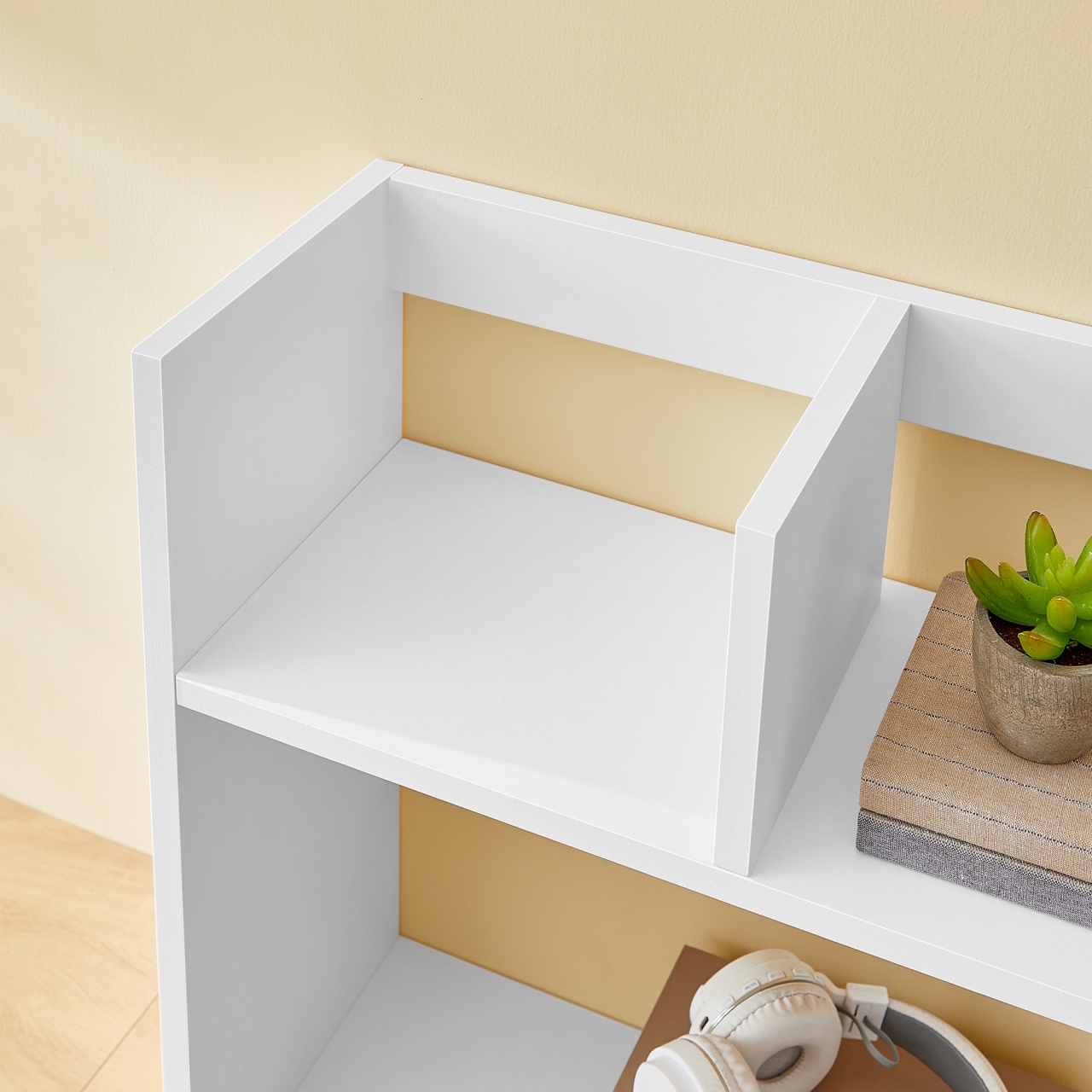 Biblioteca Vasagle, Alb, LBC815W14, 80 x 20 x 50 cm