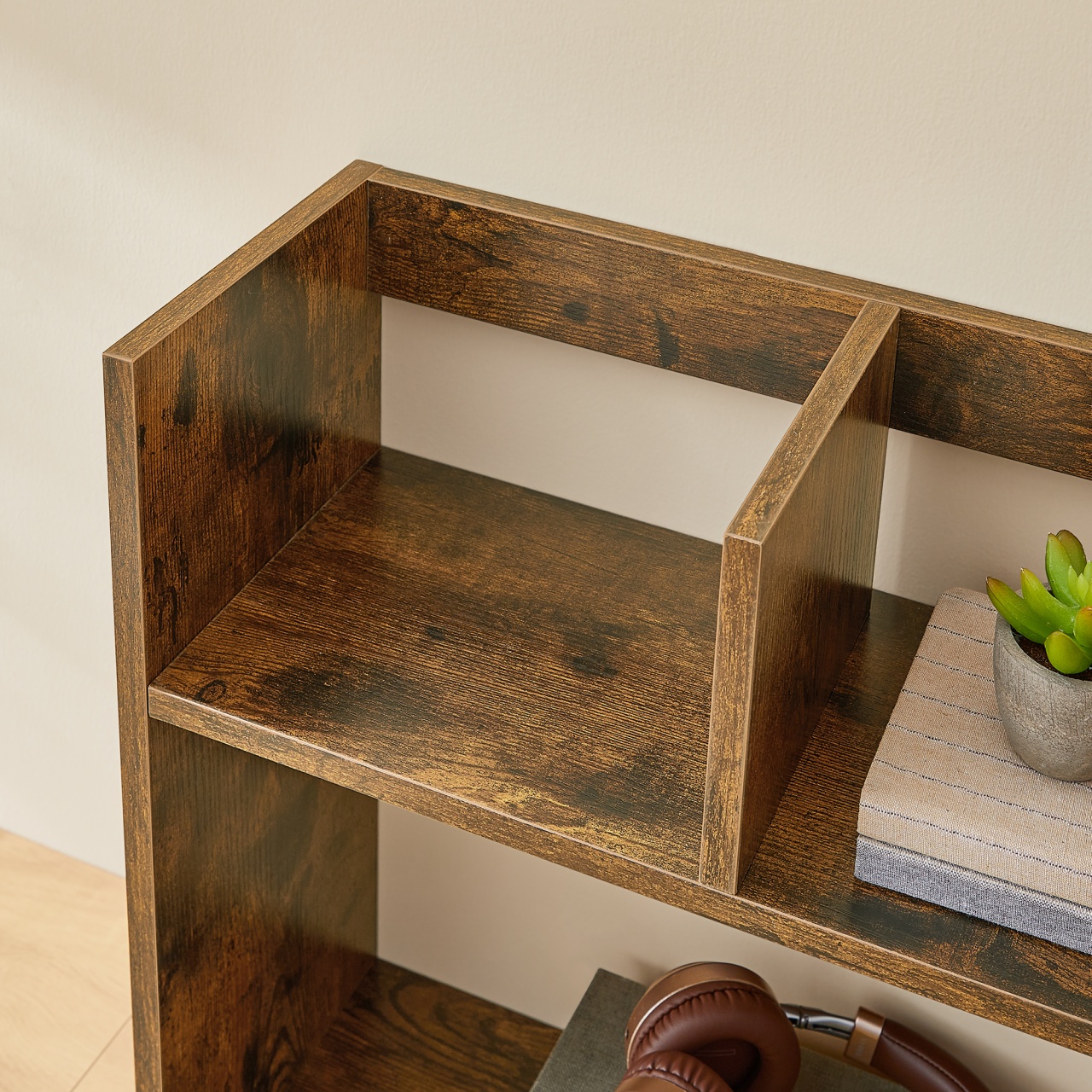 Biblioteca Vasagle, Maro Rustic, LBC815B02, 80 x 20 x 50 cm - 1 | YEO