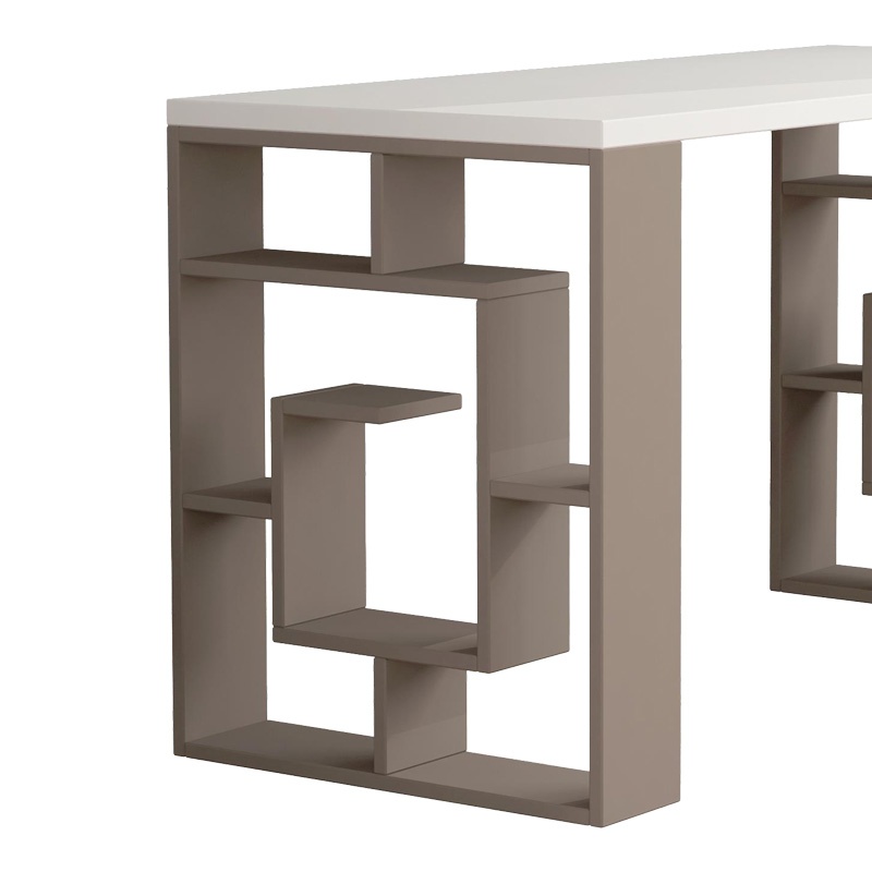 Birou Labirent, Pako World, Alb-Maro, 140x60x75 cm - 2 | YEO