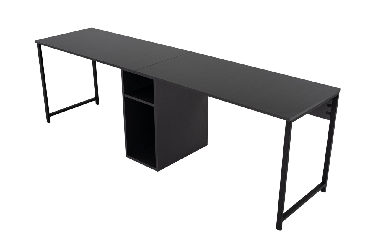 Birou Twin Study Desk Antracit - 4 | YEO