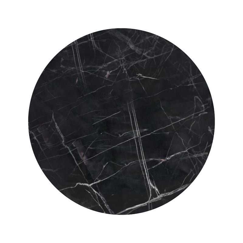 Blat masa Saran marmura negru 70x70x2.5 cm