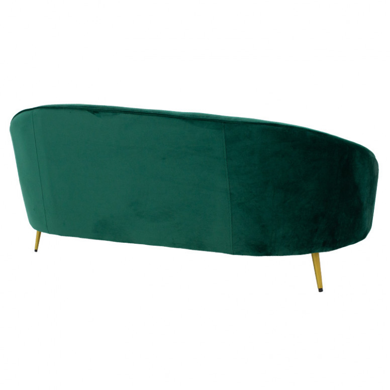 Canapea Amora 3 Locuri Verde 180x81x77 cm - 4 | YEO