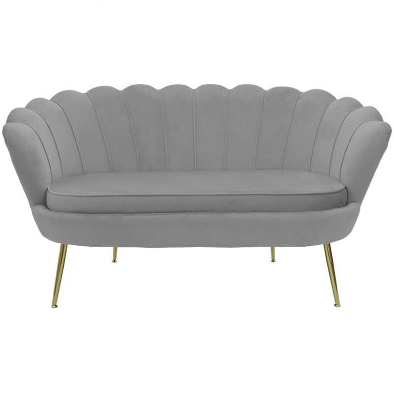 Canapea Daimon 2 Locuri Gri 134x70x77 cm - 1 | YEO