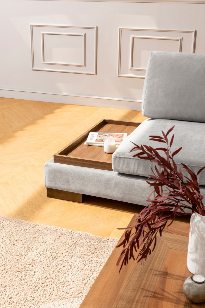Coltar Tulip Gri deschis - 3 | YEO