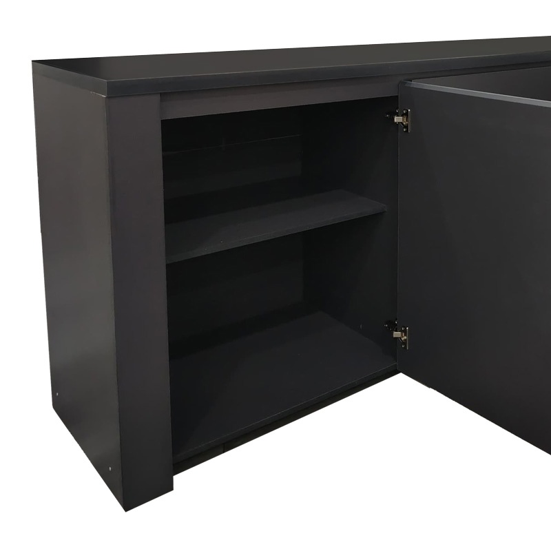 Comoda Kalya Gri inchis 220x49x89.5 cm - 4 | YEO