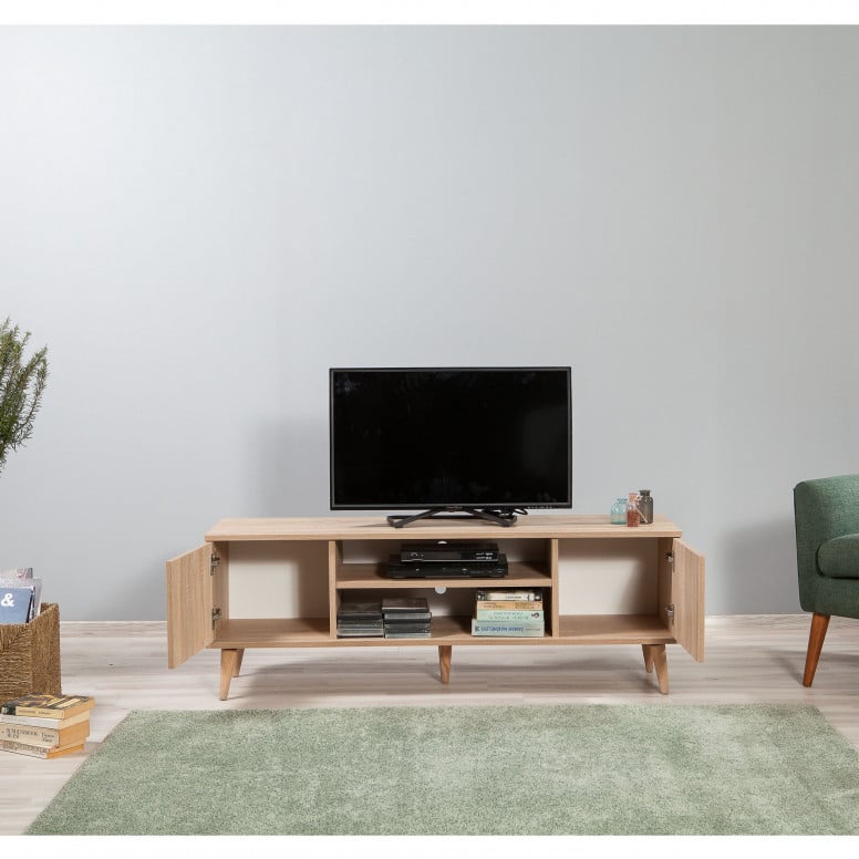 Comoda TV TRUVA-221 Sonoma Oak - 3 | YEO