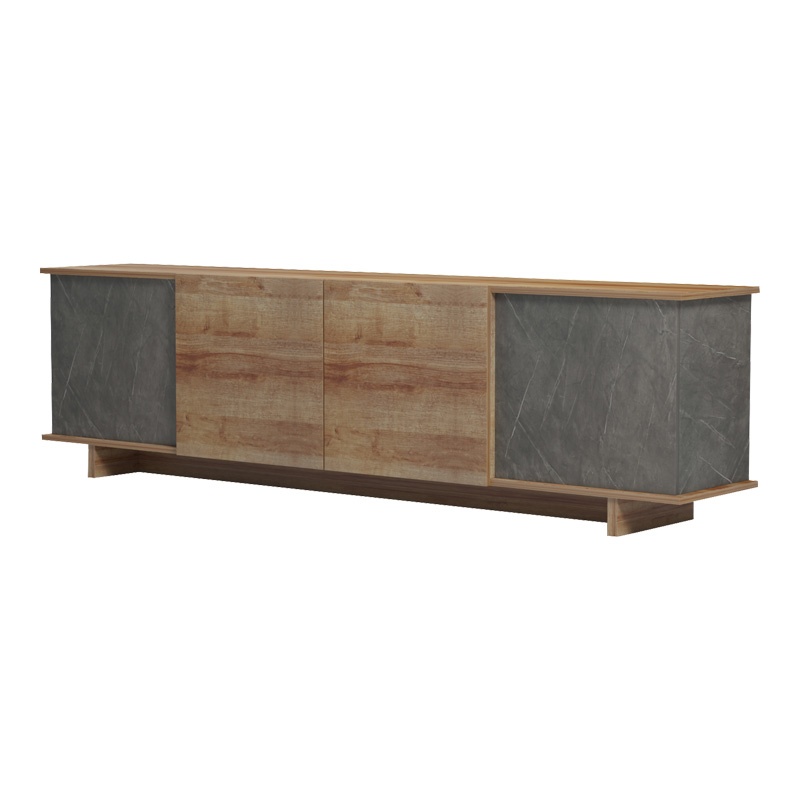 Comoda TV Zafore Natural 180x33x50 cm - 3 | YEO
