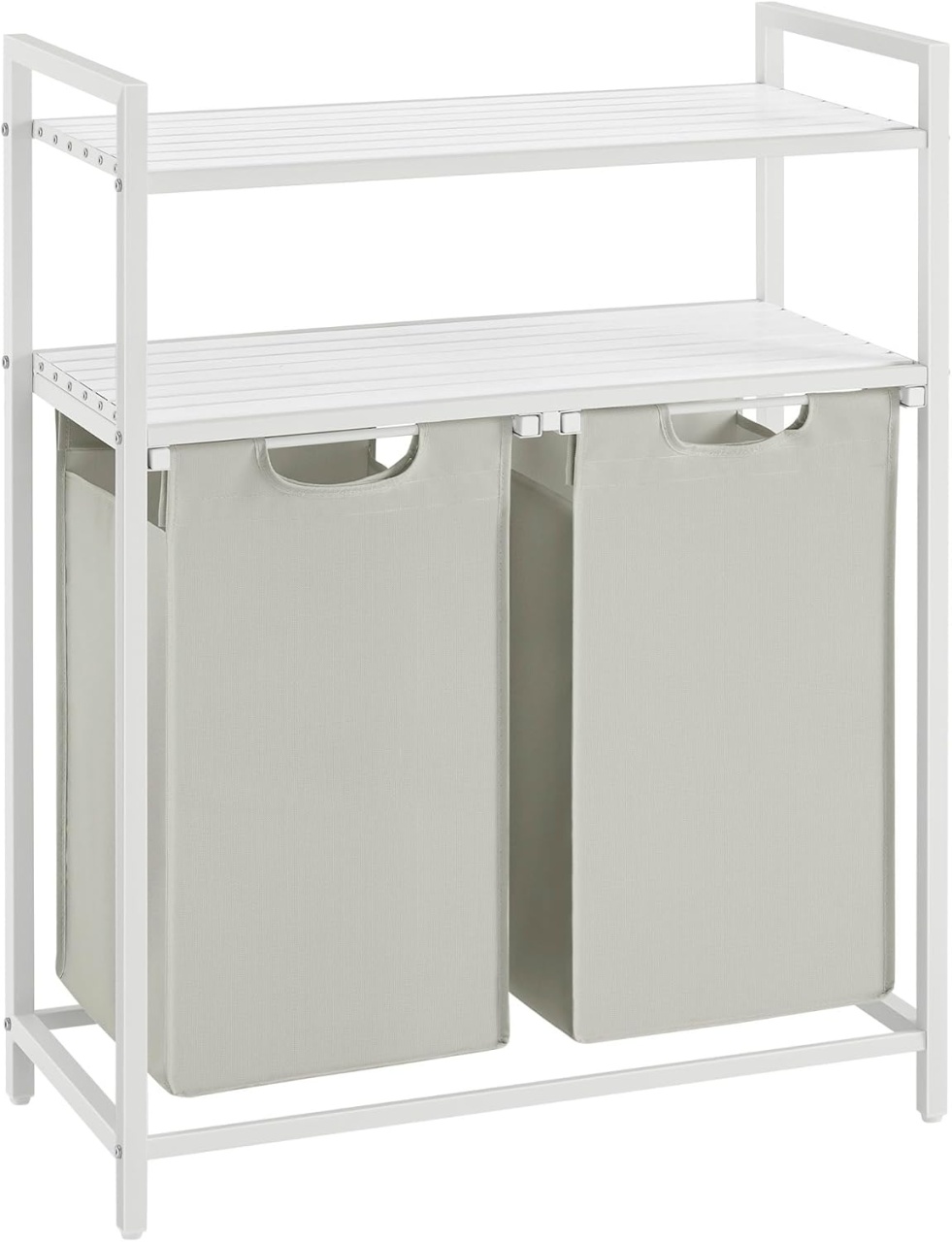 Cos de rufe Vasagle Alb 46L, 73 x 33 x 92 cm