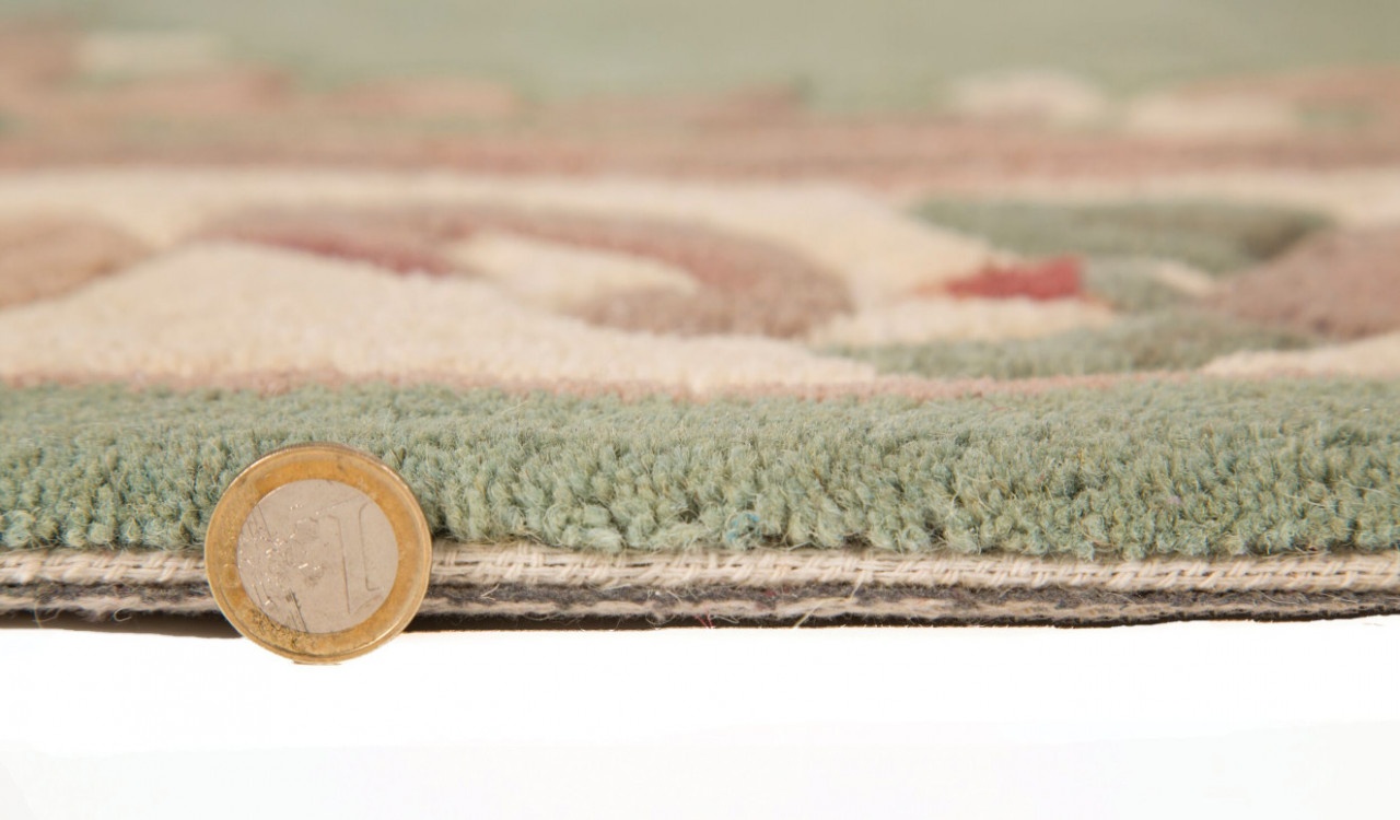 Covor Aubusson Verde 120X120 cm, rotund, Flair Rugs - 4 | YEO