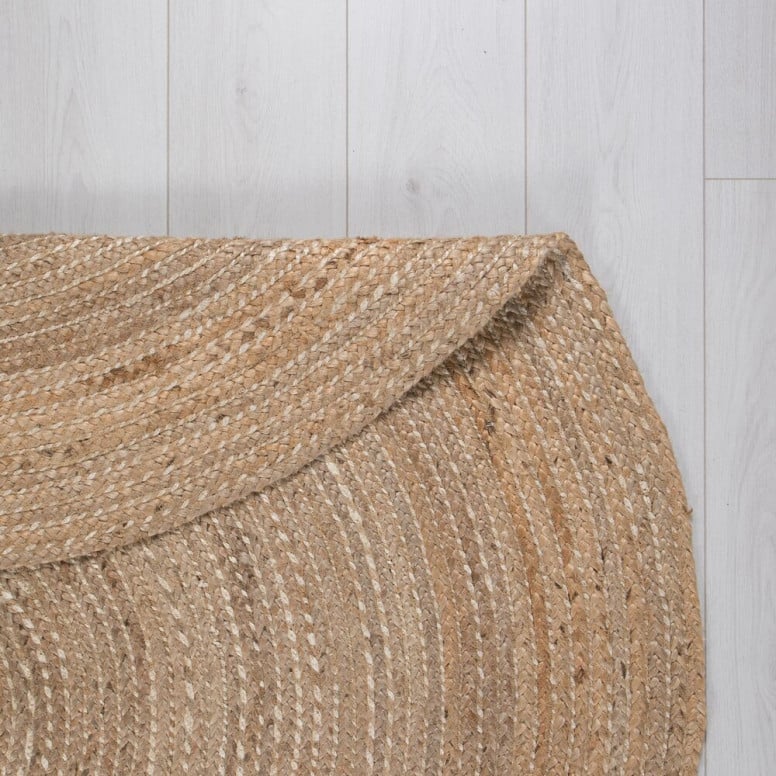 Covor Capri Jute Circle Natural 180X180 cm, rotund, Flair Rugs - 1 | YEO