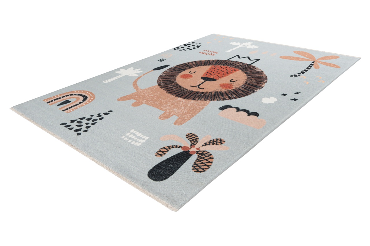 Covor eco copii My Greta Albastru deschis 115x170 cm - 2 | YEO