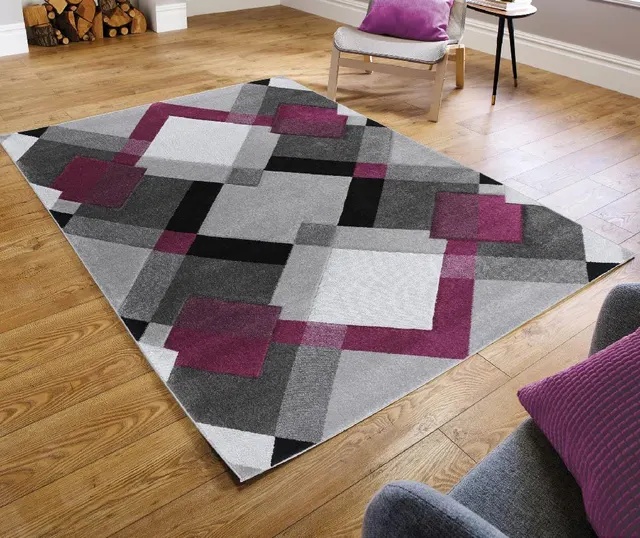 Covor Nimbus Gri/Mov 160X230 cm, Flair Rugs