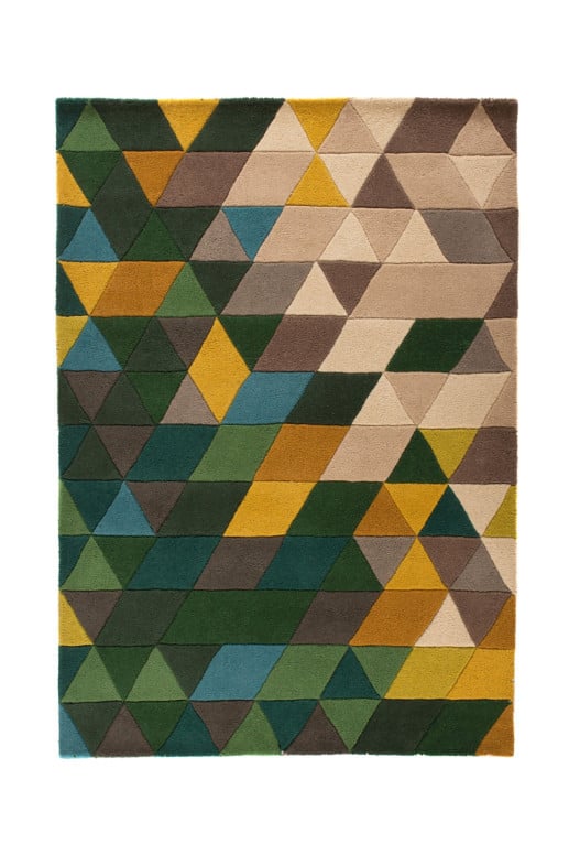 Covor Prism Verde/Multicolor 120X170 cm, Flair Rugs - 1 | YEO