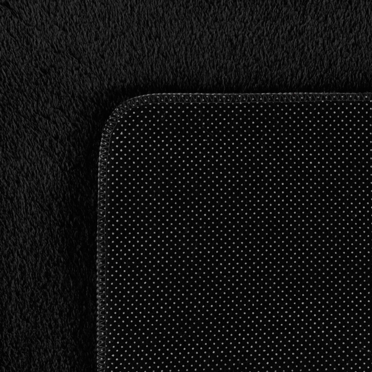 Covor rotund Joy Negru 120x120 cm - 3 | YEO