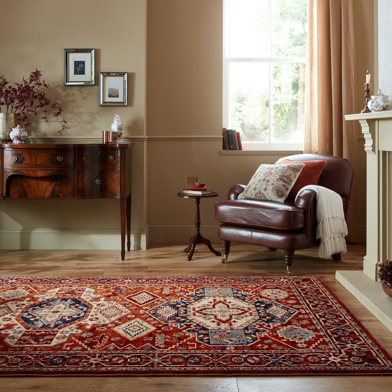 Covor Sincerity Royale Gillingham Rosu 80X150 cm, Flair Rugs