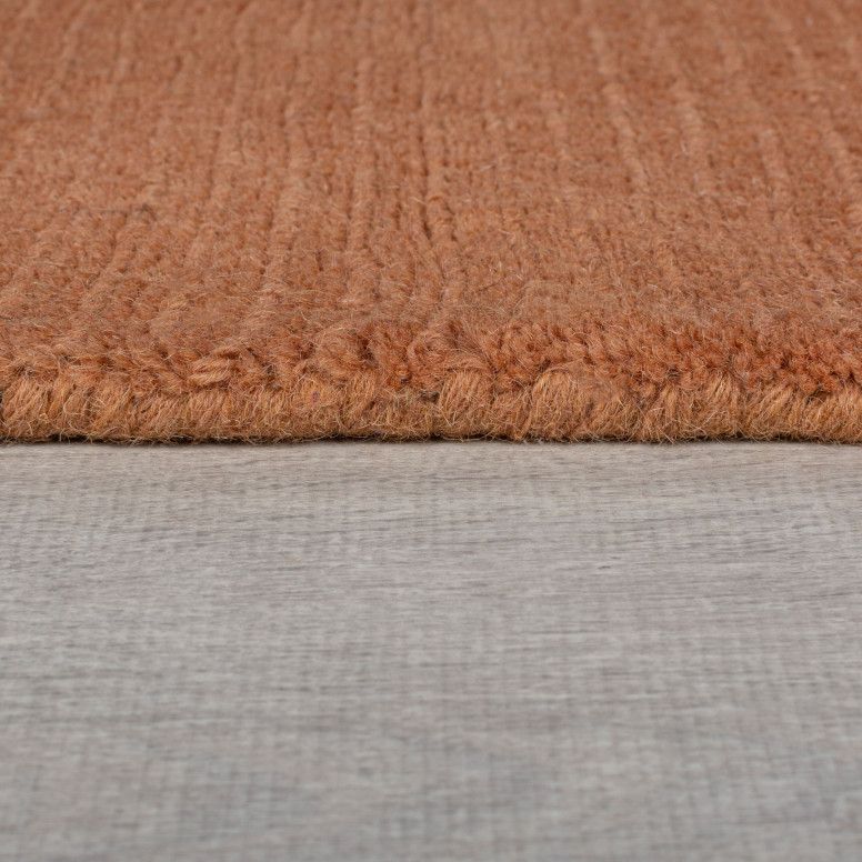 Covor Textured Wool Border Portocaliu 200X290 cm, Flair Rugs - 3 | YEO