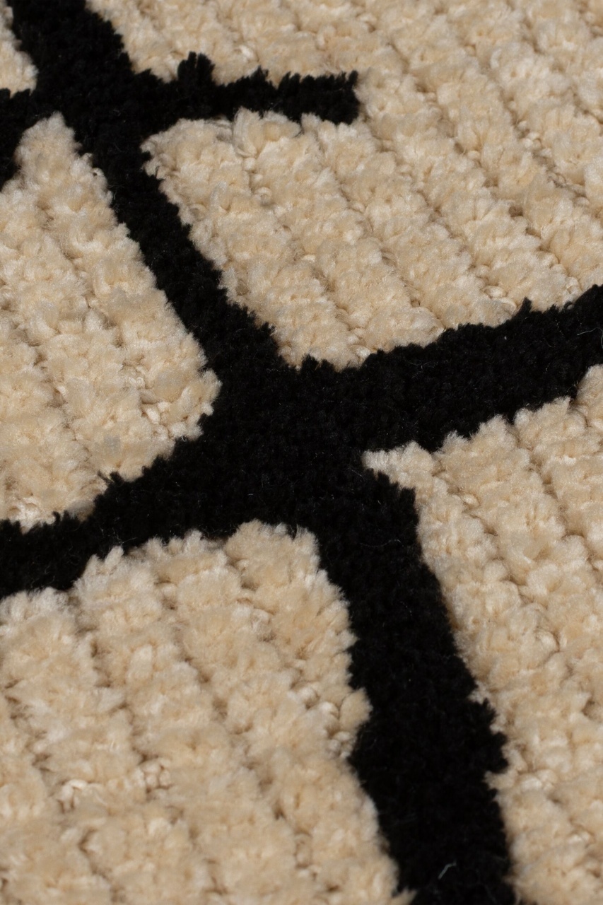 Covor Theo Circular Knit Crem 160x230 cm, Flair Rugs